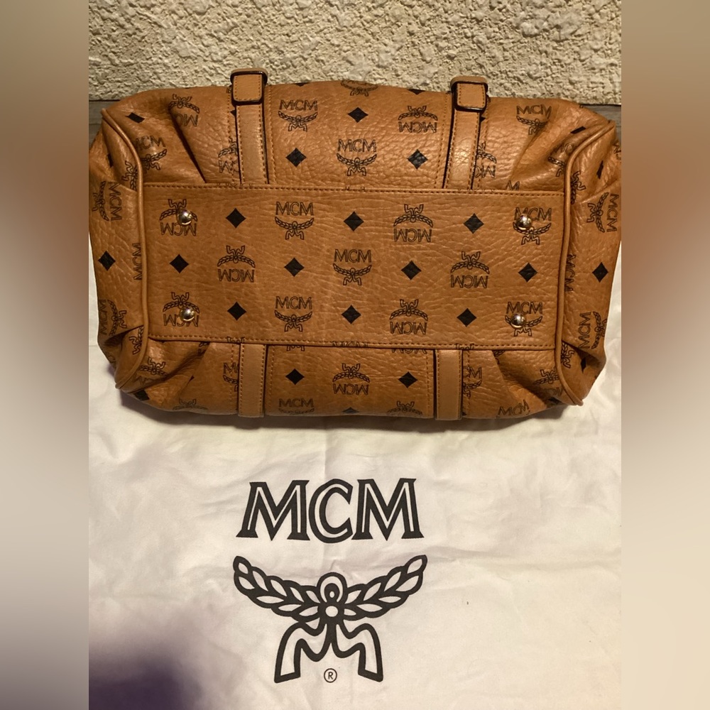 MCM Cognac Bowler’s Bag - Picture 10 of 16